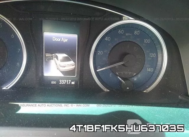 4T1BF1FK5HU637035 фото 8