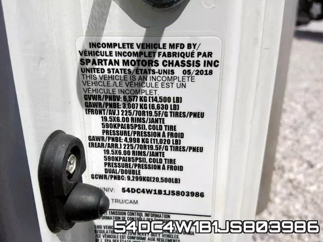 54DC4W1B1JS803986 фото 2