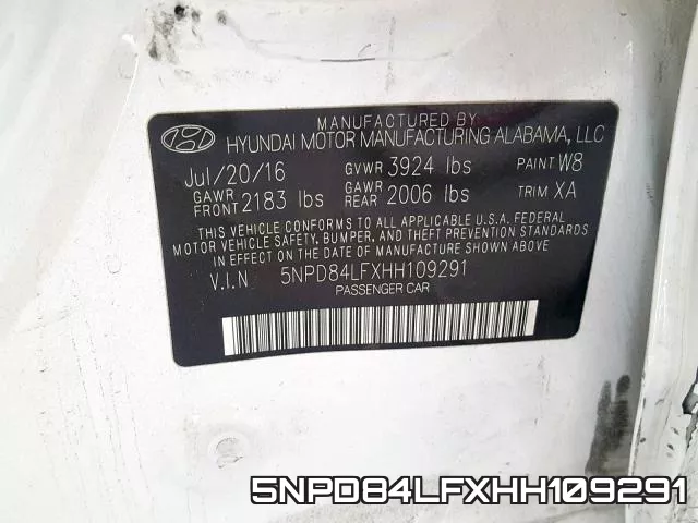 5NPD84LFXHH109291 фото 2