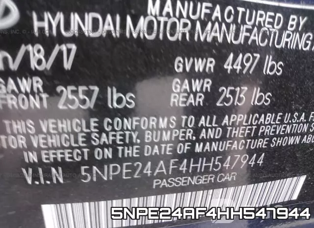 5NPE24AF4HH547944 фото 10