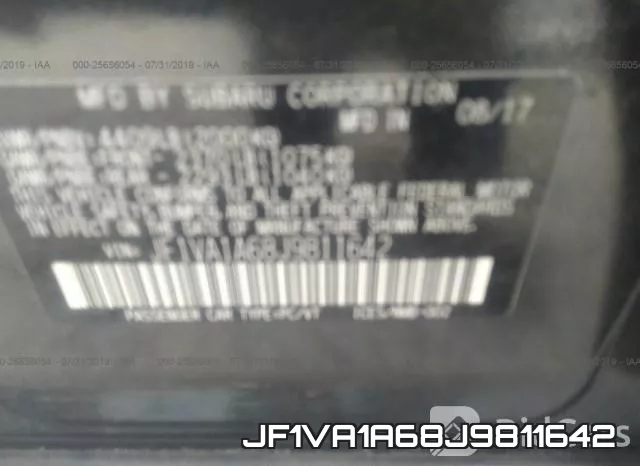 JF1VA1A68J9811642 фото 10