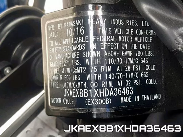 JKAEX8B1XHDA36463 фото 2