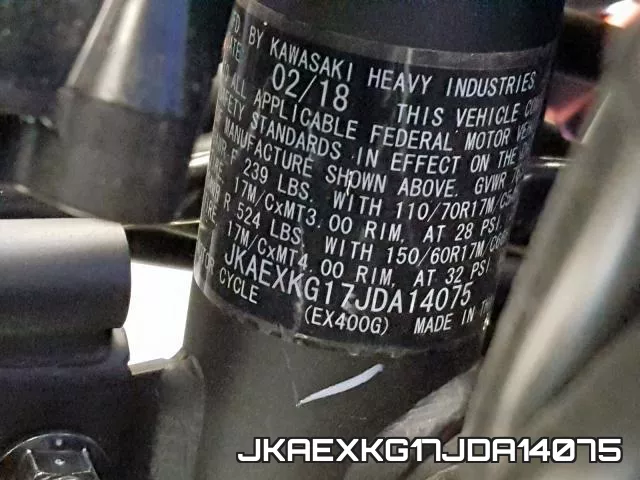 JKAEXKG17JDA14075 фото 2