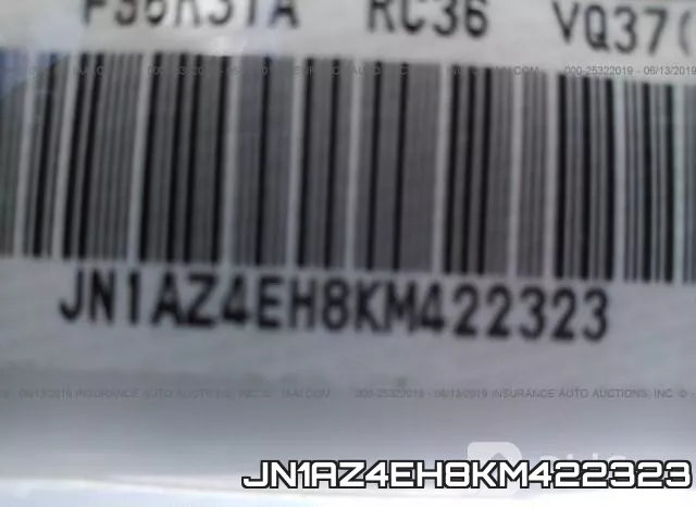JN1AZ4EH8KM422323 фото 10