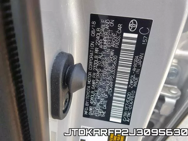 JTDKARFP2J3095630 фото 2