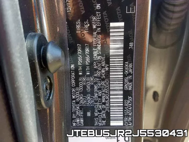 JTEBU5JR2J5530431 фото 2