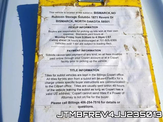 JTMBFREV4JJ235013 фото 10