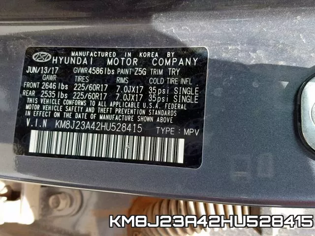 KM8J23A42HU528415 фото 2