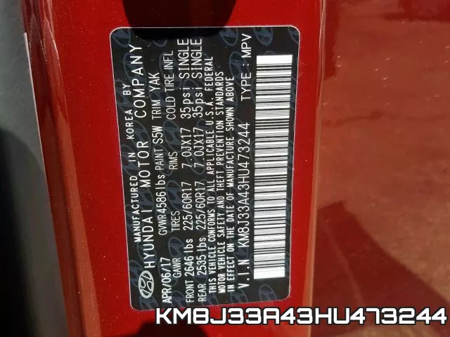 KM8J33A43HU473244 фото 2