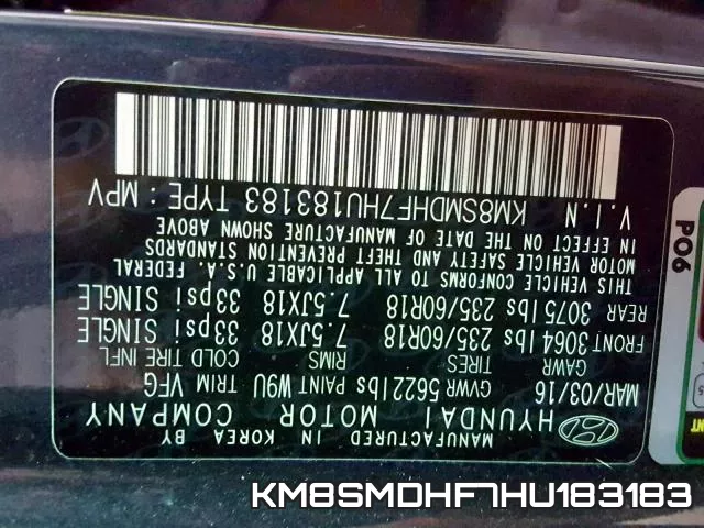 KM8SMDHF7HU183183 фото 2