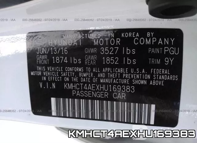 KMHCT4AEXHU169383 фото 10