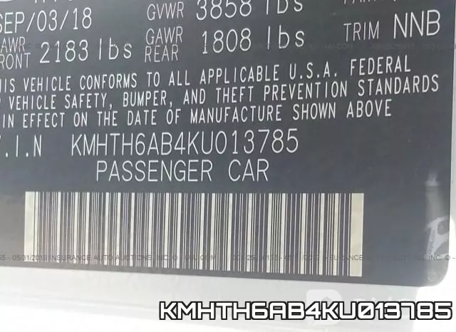 KMHTH6AB4KU013785 фото 10