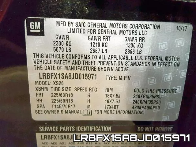 LRBFX1SA8JD015971 фото 2