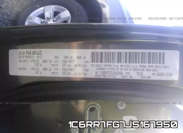 1C6RR7FG7JS167950 фото 10