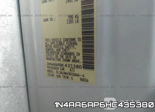 1N4AA6AP6HC435380 фото 10