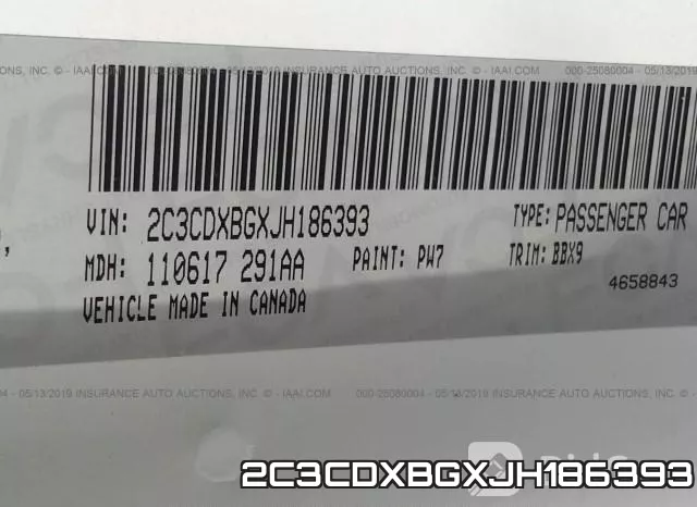 2C3CDXBGXJH186393 фото 10
