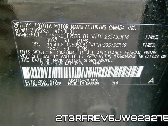 2T3RFREV5JW823275 фото 2
