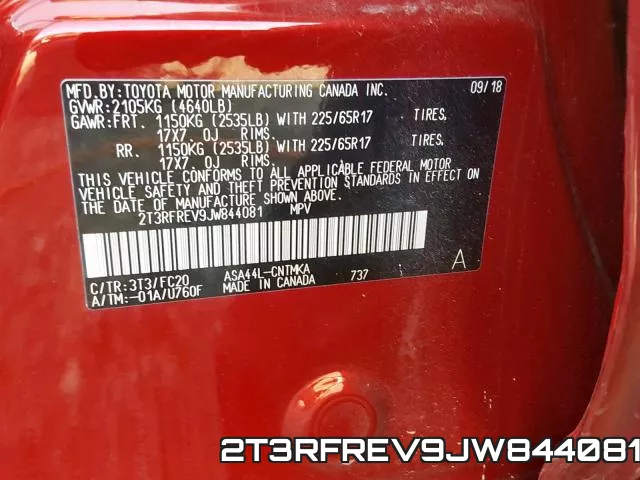 2T3RFREV9JW844081 фото 2