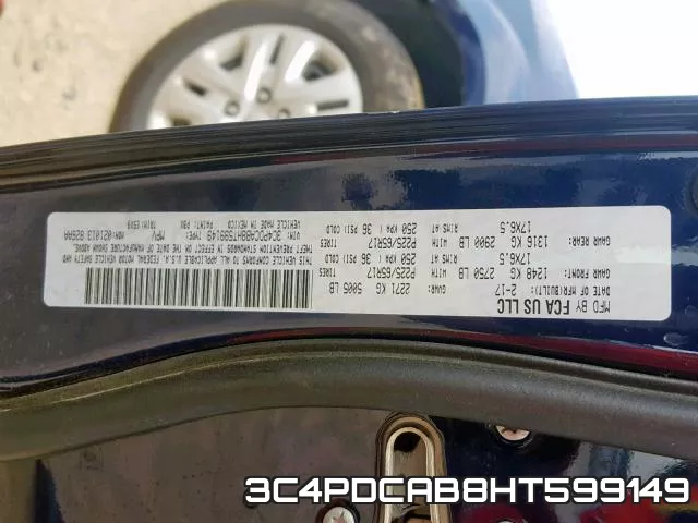 3C4PDCAB8HT599149 фото 2