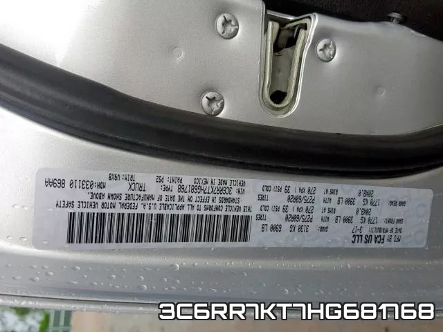 3C6RR7KT7HG681768 фото 2