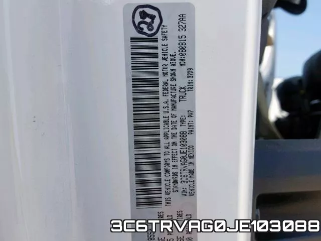 3C6TRVAG0JE103088 фото 2
