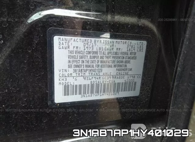 3N1AB7AP1HY401029 фото 10