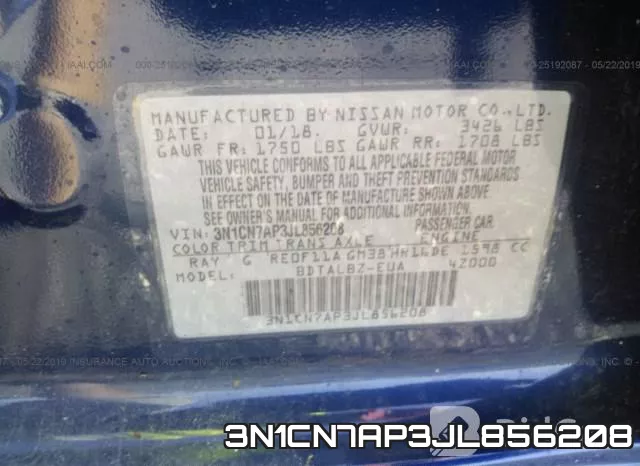 3N1CN7AP3JL856208 фото 10