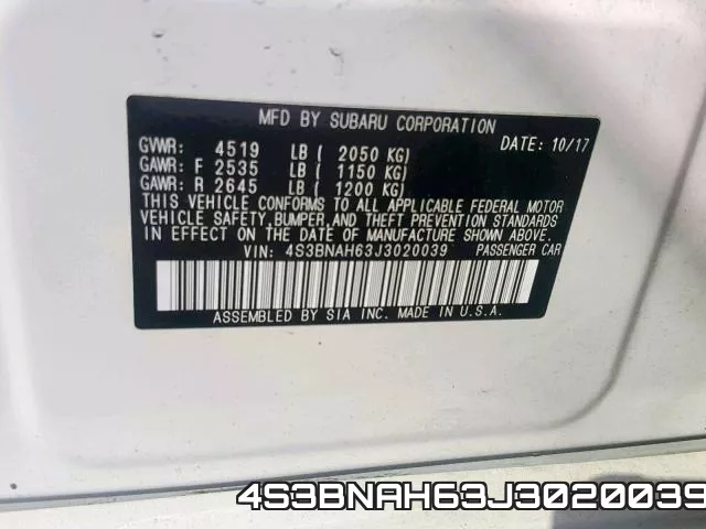 4S3BNAH63J3020039 фото 2
