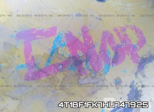 4T1BF1FK7HU747925 фото 8