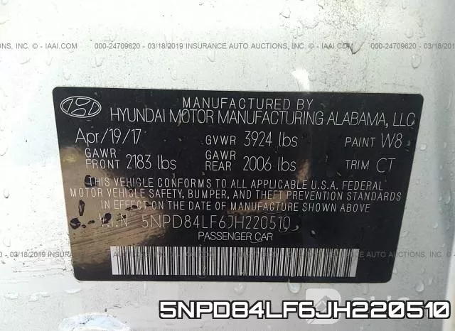 5NPD84LF6JH220510 фото 10
