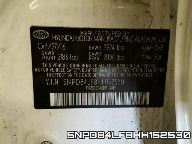 5NPD84LF8HH152530 фото 2