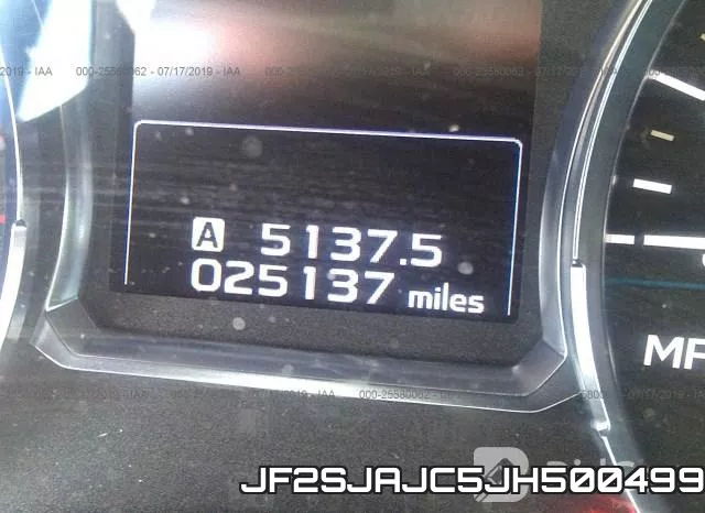 JF2SJAJC5JH500499 фото 8