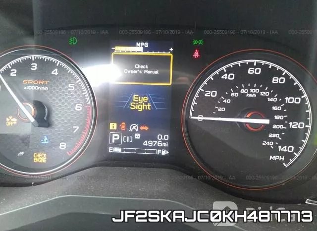JF2SKAJC0KH487773 фото 8