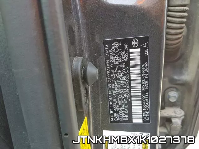 JTNKHMBX1K1027378 фото 2