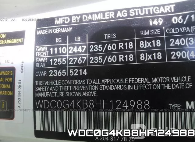 WDC0G4KB8HF124988 фото 10