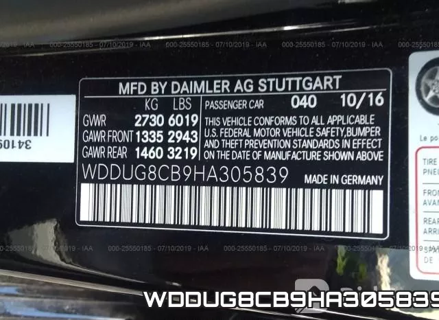 WDDUG8CB9HA305839 фото 10