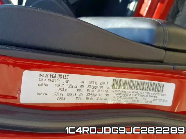 1C4RDJDG9JC282289 фото 2