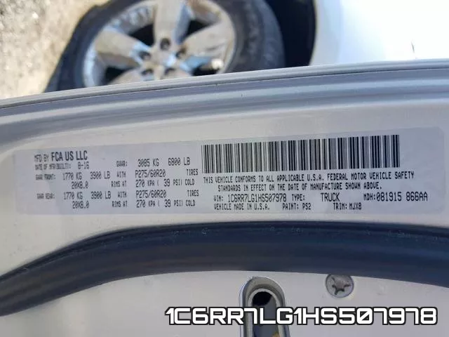 1C6RR7LG1HS507978 фото 2