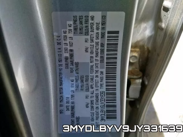 3MYDLBYV9JY331639 фото 2