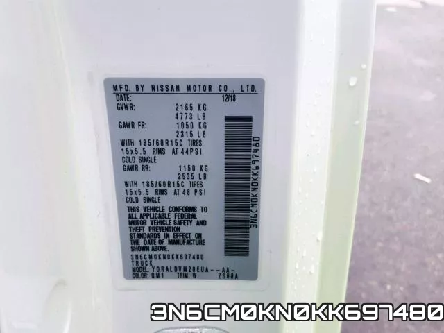 3N6CM0KN0KK697480 фото 2