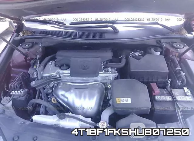 4T1BF1FK5HU807250 фото 2