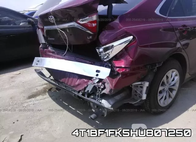 4T1BF1FK5HU807250 фото 7