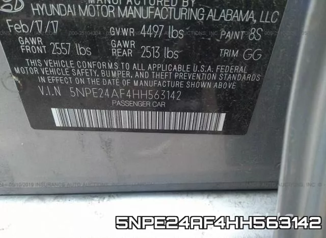 5NPE24AF4HH563142 фото 10