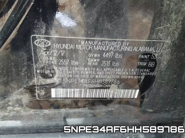 5NPE34AF6HH589786 фото 2