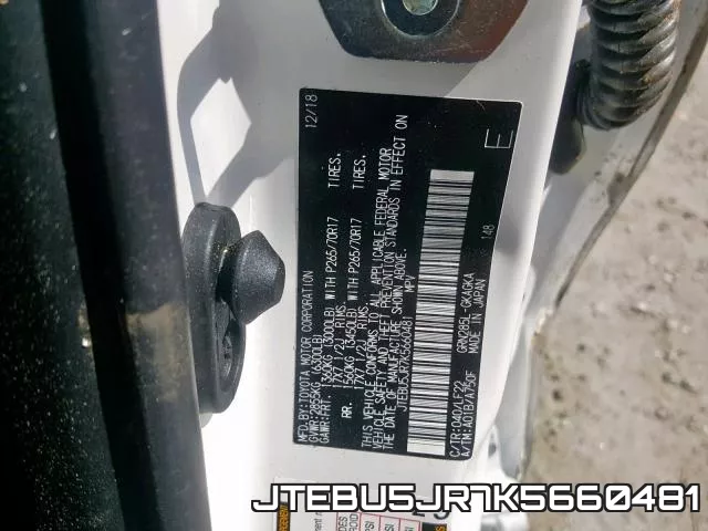 JTEBU5JR7K5660481 фото 2