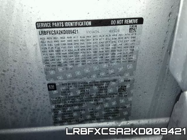 LRBFXCSA2KD009421 фото 2