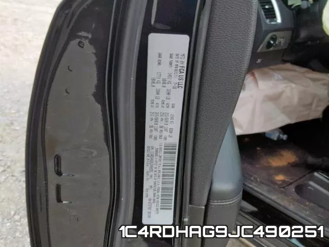 1C4RDHAG9JC490251 фото 2
