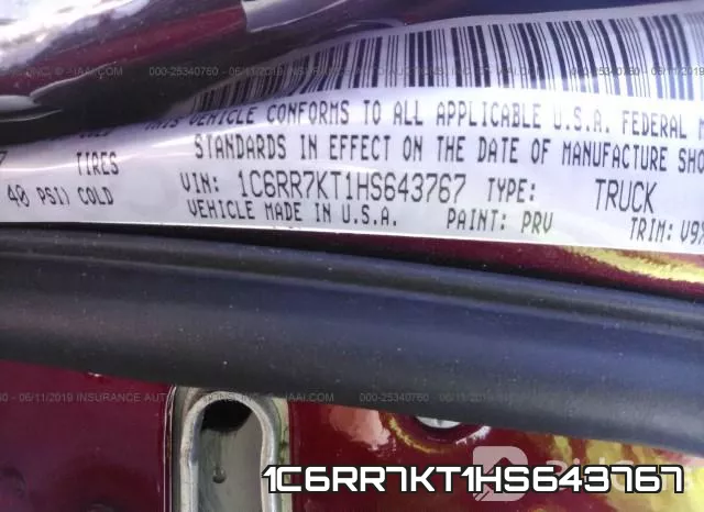 1C6RR7KT1HS643767 фото 10