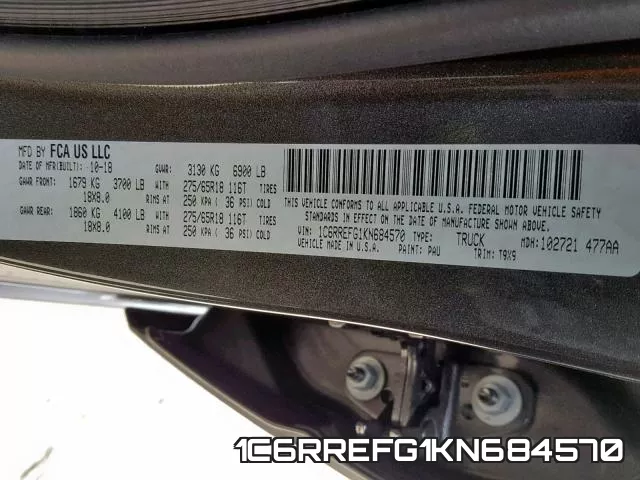 1C6RREFG1KN684570 фото 2