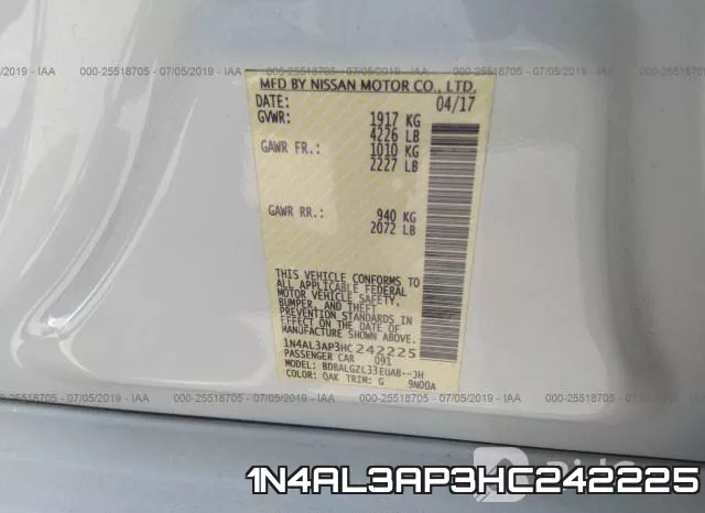1N4AL3AP3HC242225 фото 10